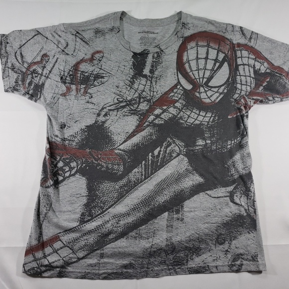 marvels spider man t-shirt mens size L - Picture 1 of 6